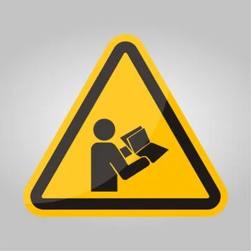 Read Technical Manual Before Servicing symbol Isolate On White Background,Vec Illustrazione stock