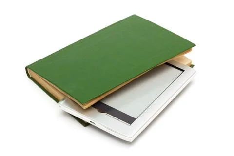 Reader and old book Stock Photos