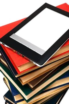 Reader and old books Stock Photos