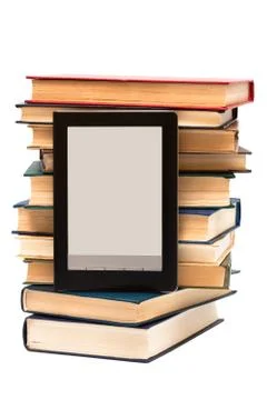 Reader and old books Stock Photos