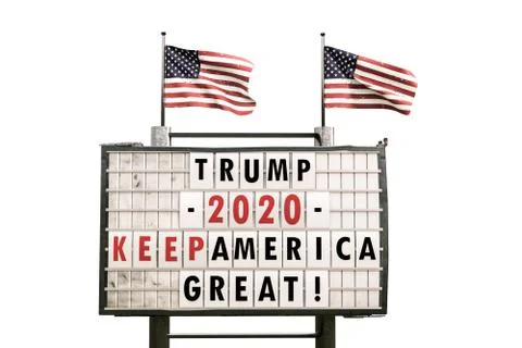 Readerboard isolated on white Stock Illustration