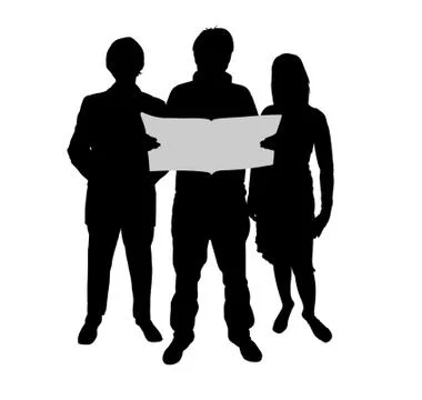 Readers Stock Illustration