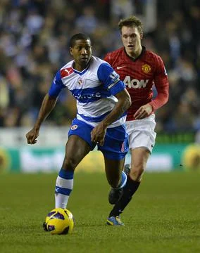 Reading 3 Man Utd 4 Stock Photos