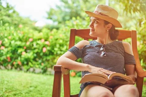 Reading book activity Stock Photos