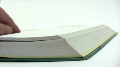 Reading in a Book Stock Footage 126731