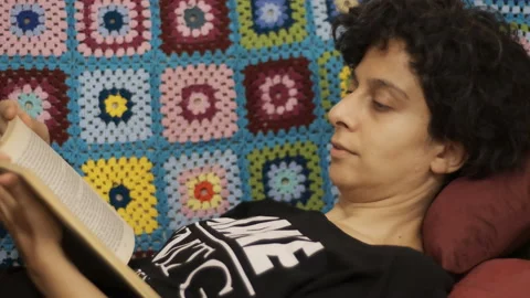 Reading book Stock-Footage 144722194