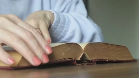 Reading a book Stock Footage 220576075