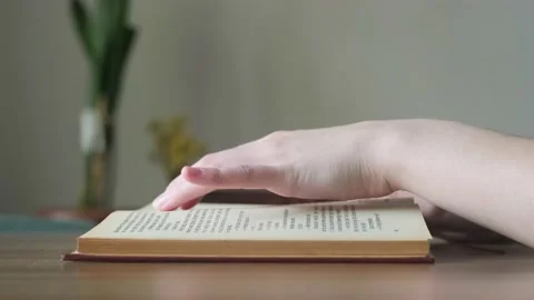 Reading a book Stock Footage 220576241