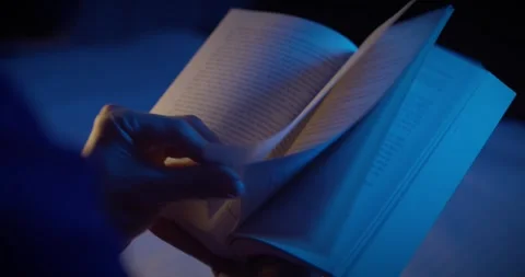 Reading Book Stock Footage 263536300