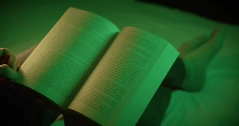 Reading Book Stock Footage 263536311