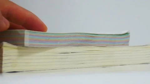 Reading a book footage. Stock Footage 238431476