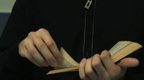 Reading a book, HD 720 스톡 동영상 357290