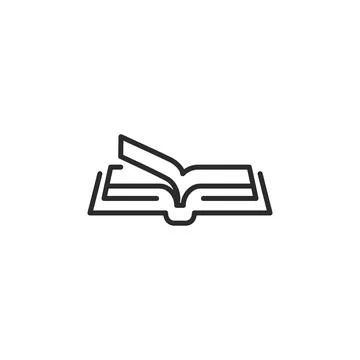 Reading Book Icon Stock Illustration