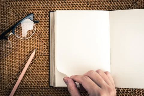 Reading book image Stock Photos