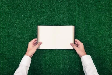 Reading book image Stock Photos