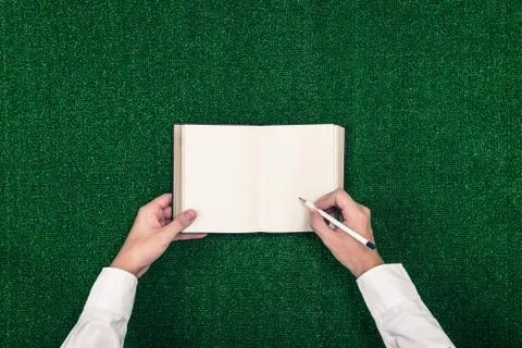 Reading book image Stock Photos