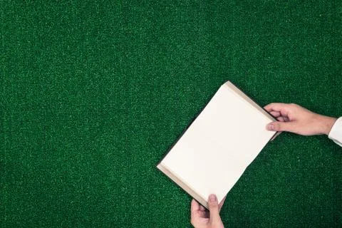 Reading book image Stock Photos