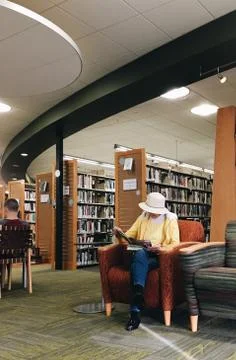 Reading a Book Stock Photos