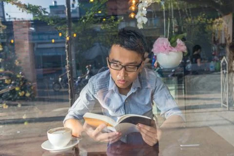 Reading book Stock Photos