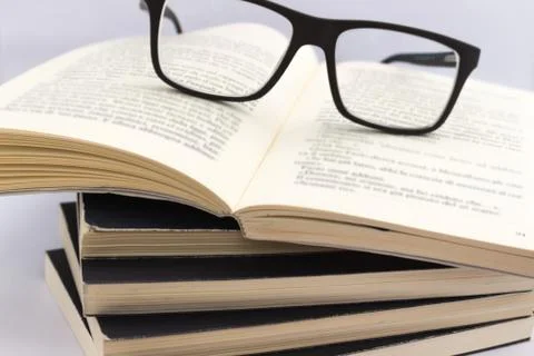 Reading books Stock Photos