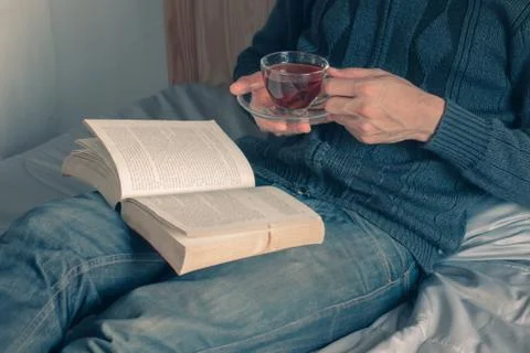Reading the books Stock Photos