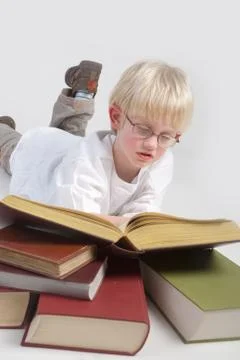 Reading boy Stock Photos