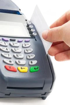 Reading the card 写真素材