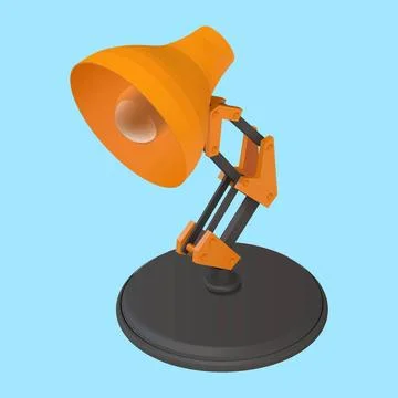Reading desk lamp isometric vector reading desk lamp isometric vector isol... Stock Photos