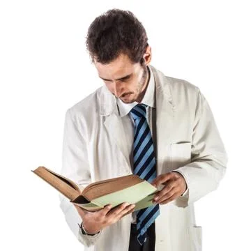 Reading doctor Stock Photos