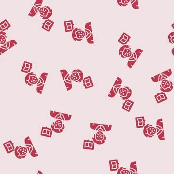 Reading elderly leisure glyph seamless pattern Illustrazione stock