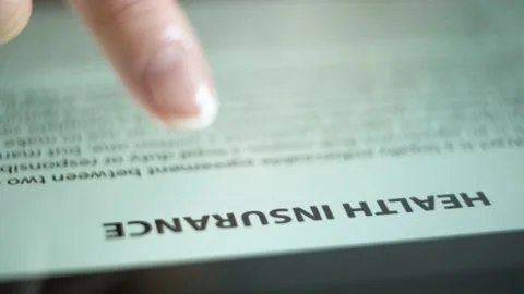 Reading an electronic document on a tablet. Stock Footage 159952885