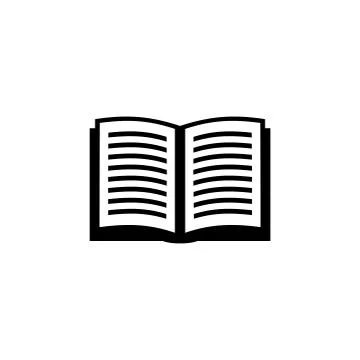 Reading Flat Vector Icon Stock Illustration