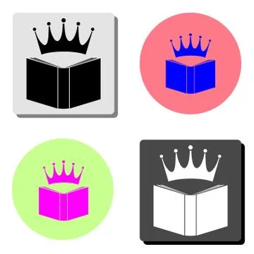 Reading. flat vector icon Stock Illustration