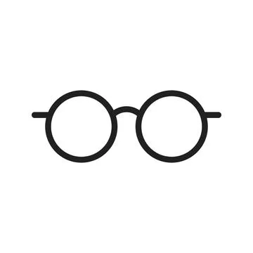 Reading Glasses icon vector image.  Illustrazione stock