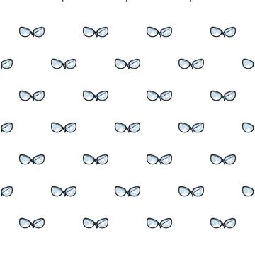 Reading glasses pattern background for eyewear concept Stock Illustration