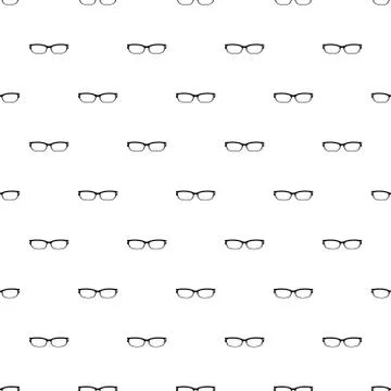 Reading glasses pattern seamless vector Illustrazione stock