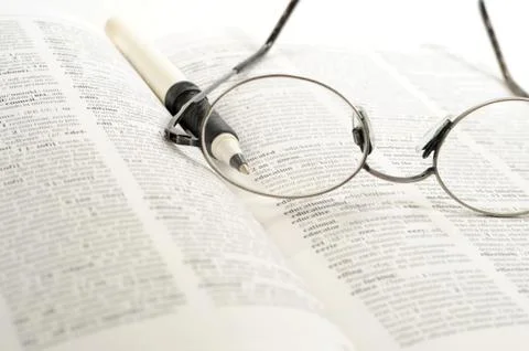 Reading glasses Stock Photos