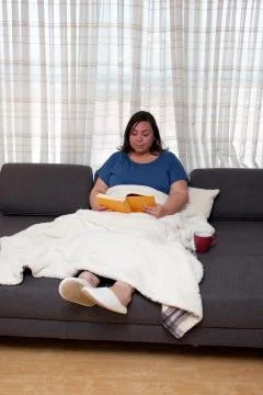 Reading a good book Stock Photos
