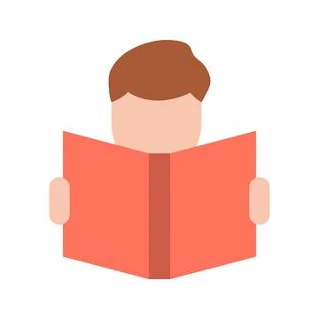 Reading icon vector image. Stock Illustration