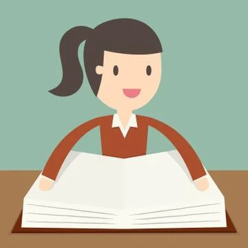 Reading Stock Illustration