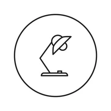 Reading Lamp. Icon Stock Illustration