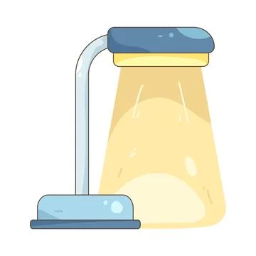 Reading lamp Stock Illustration