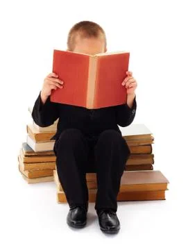Reading Literature Stock-Fotos