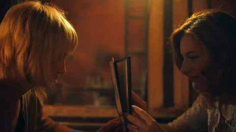 Reading the menu Stock Footage 453599