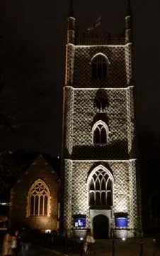 Reading Minster tower Stock Photos