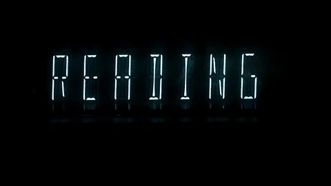 Reading notice Stock Footage 77198013