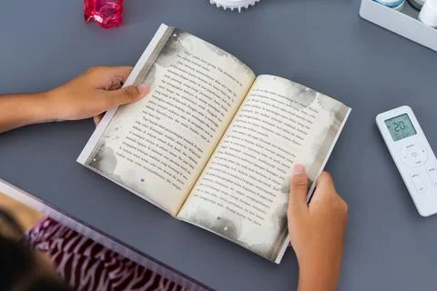 Reading a Novel Stock Photos