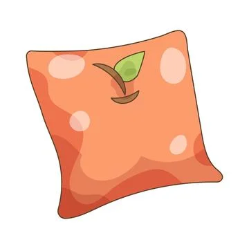 Reading pillow Stock Illustration