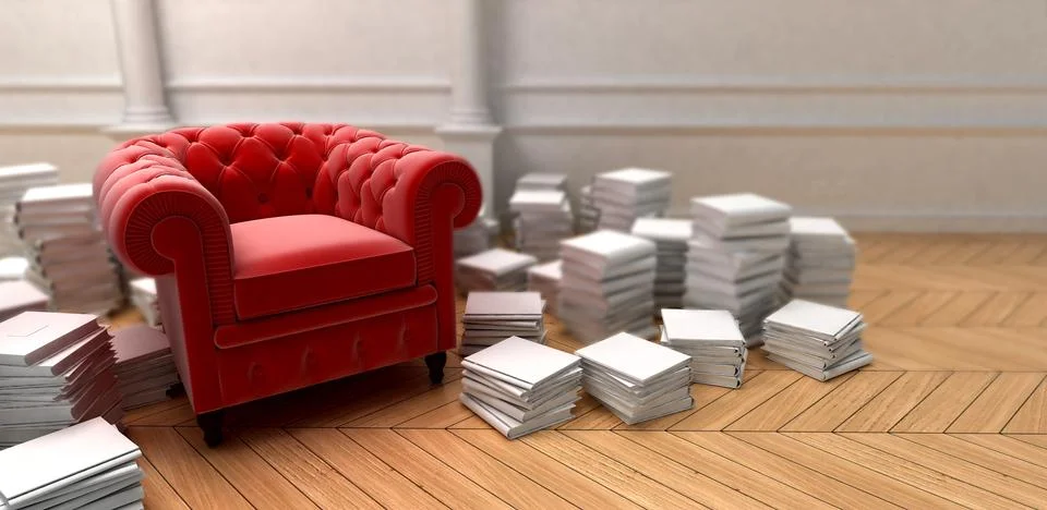 Reading place Stock Illustration