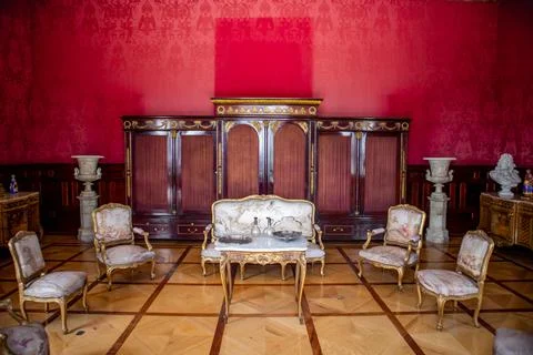 Reading room in chapultepec castle Stock Photos